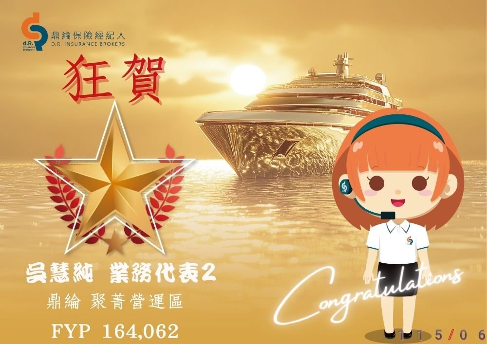 更新每日大船業績6/8